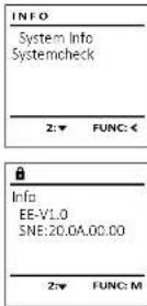 Burg Wächter CombiLine CL 410 E - Menu Info / System Info - 1