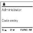 Burg Wächter CombiLine CL 410 E - Menu Administraator / Toimingud - 2