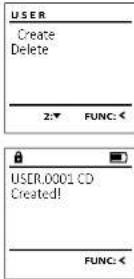 Burg Wächter CombiLine CL 410 E - Menu Administador / Usuario / Crear - 1