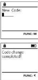Burg Wächter CombiLine CL 410 E - Menu Codewijziging - 2