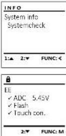 Burg Wächter CombiLine CL 410 E - Menu Info/Verification système - 1
