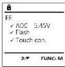 Burg Wächter CombiLine CL 410 E - Info/Rendszerellenorzsmeni - 2