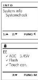 Burg Wächter CombiLine CL 410 E - Bilgiler / Sistem testi menusu - 1