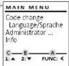 Burg Wächter CombiLine CL 410 E - Display - 1