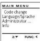 Burg Wächter CombiLine CL 410 E - Menu Codewijziging - 1