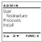 Burg Wächter CombiLine CL 410 E - Menu Administrador / Reorganización - 3