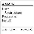 Burg Wächter CombiLine CL 410 E - Menu Administrator / Reorganizacja - 4