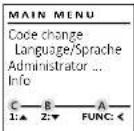 Burg Wächter CombiLine CL 410 E - Display - 1