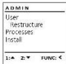 Burg Wächter CombiLine CL 410 E - Menu Administraator/Kasutaja/Kustutamine - 1