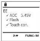 Burg Wächter CombiLine CL 410 E - Valikko Tiedoksi / Järestelmän tarkistus - 2