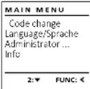 Burg Wächter CombiLine CL 410 E - Menu de Alteracao do Codigso - 1