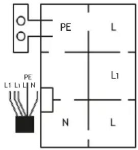 BERTAZZONI P905I2M30NV - Aansluiting van de kookplaat op de netvoeding - 3