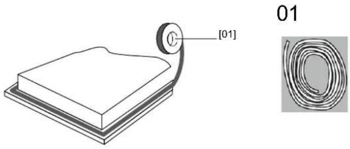 BERTAZZONI P905I2M30NV - Regolazione della posizione delle staffe di fissaggio - 1