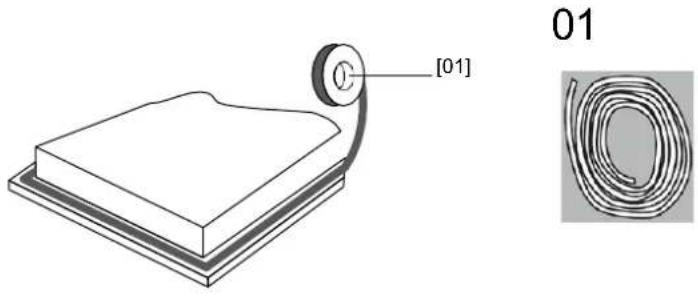 BERTAZZONI P905I2M30NV - Locating the fixing brackets - 1