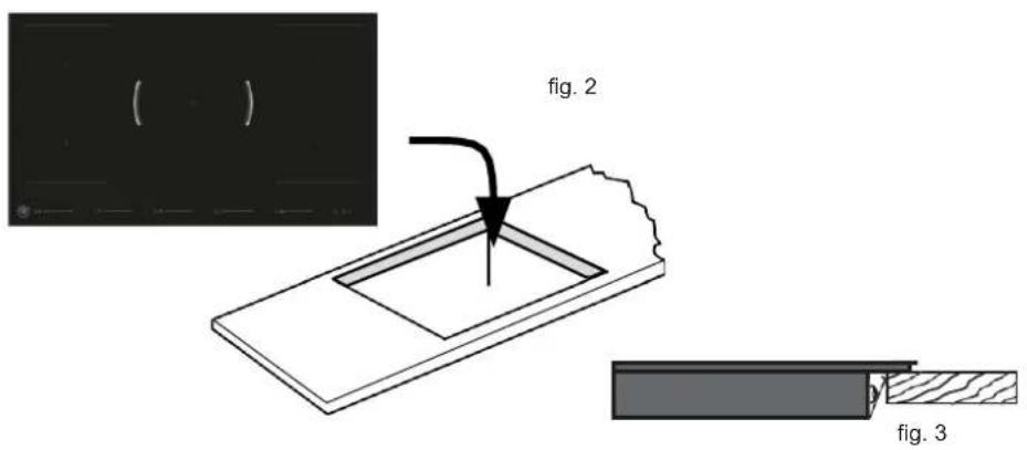 BERTAZZONI P905I2M30NV - Locating the fixing brackets - 2
