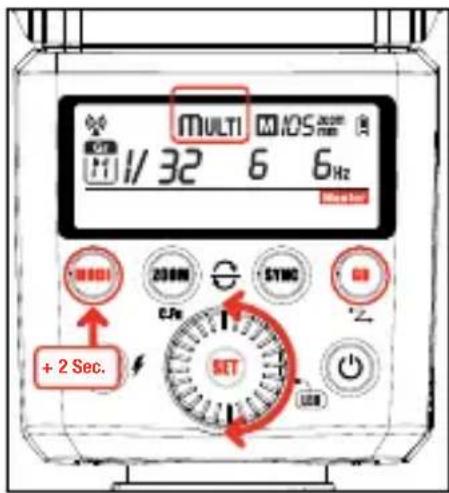 Hähnel MODUS 360RT (Sony) - - "Master" Group - Mode setting - 2