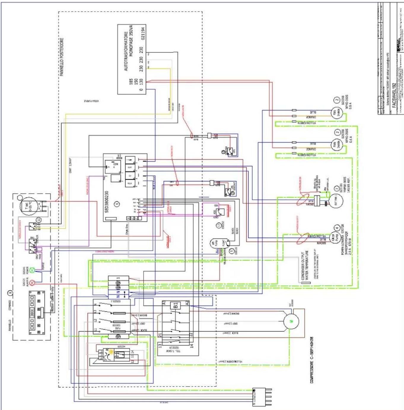 Fral FACSW51 - ELEKTRISCHES DIAGRAMM / DIAGRAMME ELECTRIQUE - 1