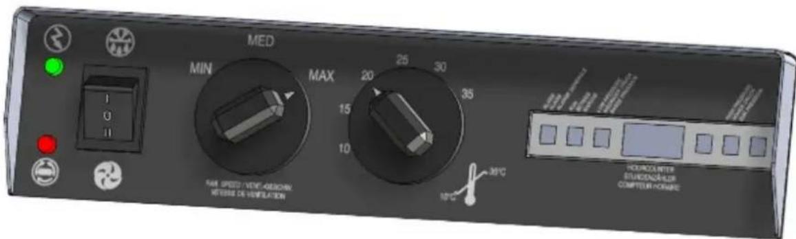 Fral FACSW51 - FRONT CONTROL PANEL includes: - 1