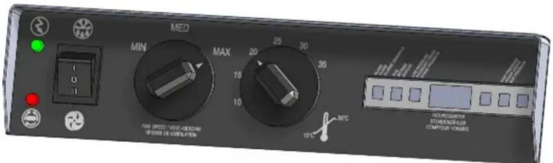Fral FACSW51 - LE PANNEAU FRONTAL DE CONTROLLE comprehend : - 1