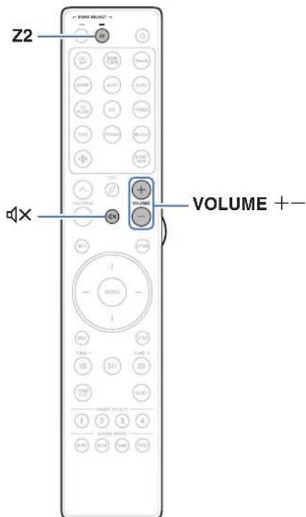 MARANTZ Cinema 60 - Réglage du volume en ZONE2 - 1