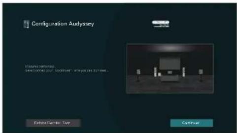 MARANTZ Cinema 60 - Sélectionnez "Continuer" et appuyez ensuite sur ENTER. - 1
