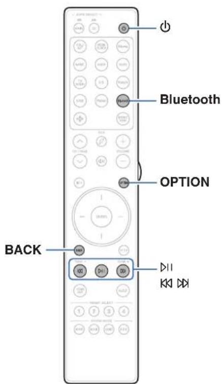 MARANTZ Cinema 60 - Écouter de la musique sur un périphérique Bluetooth - 1