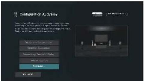 MARANTZ Cinema 60 - Retour aux réglages "Conf. Audyssey®" - 1