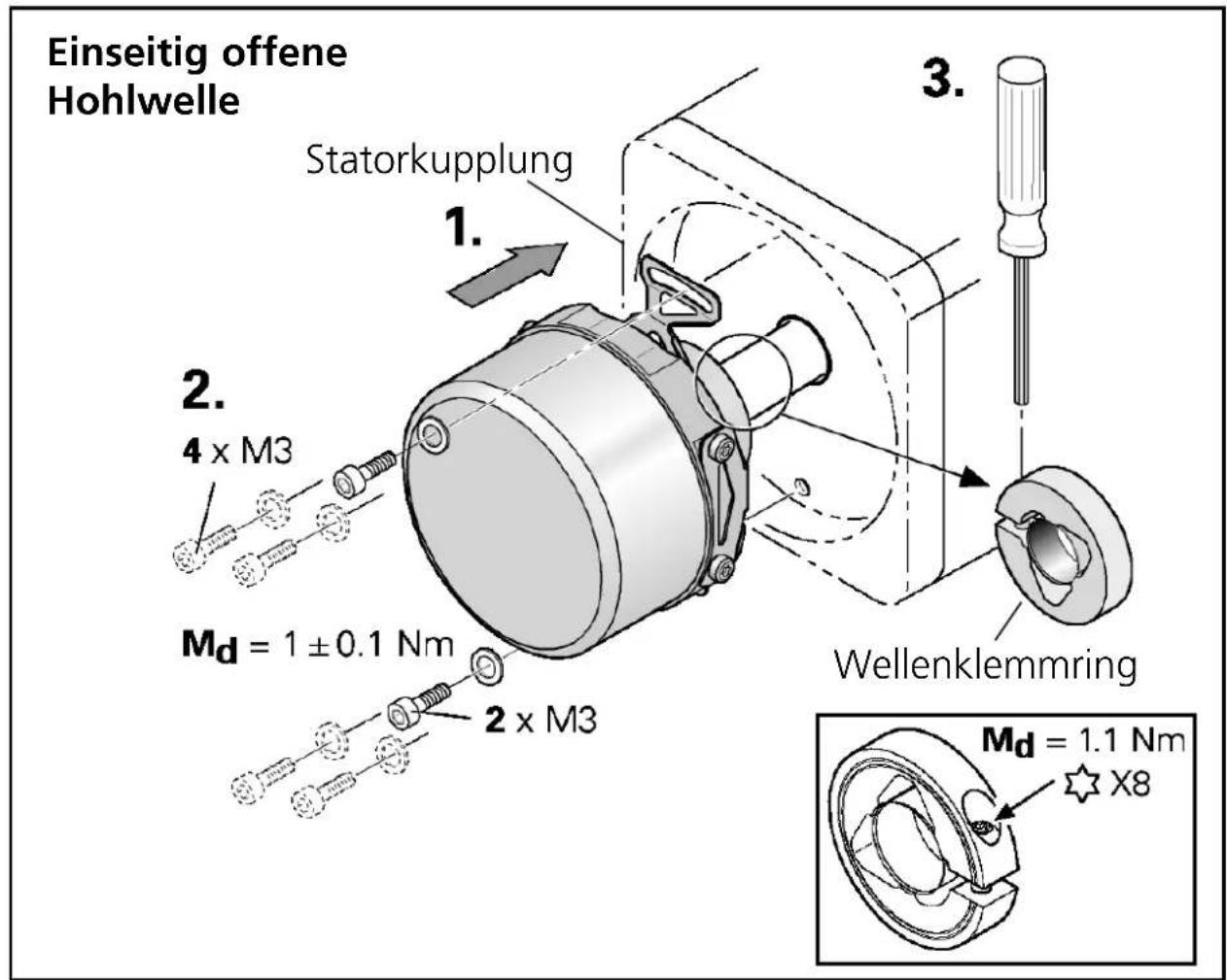IFM RO6348 - Durchgehende Hohlwelle - 2