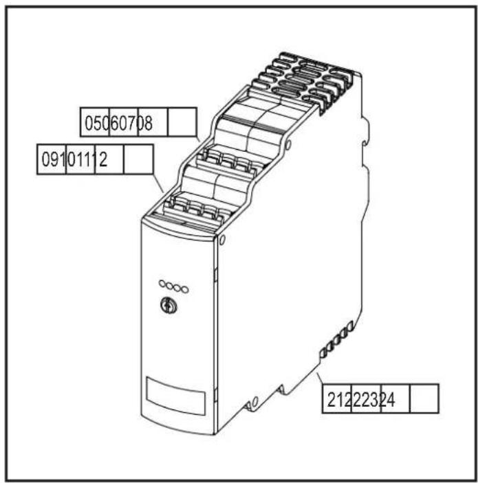 IFM DN0220 - Raccordement des bornes - 2