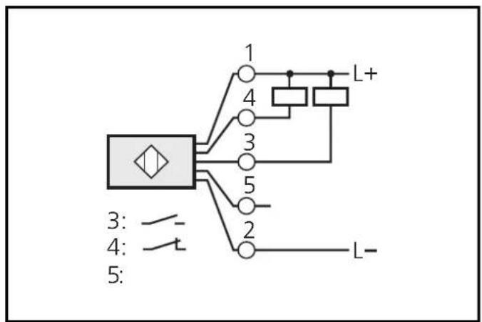 IFM OA0201 - Anschlußschema für Standardgeräte Wiring for standard units Schéma de branchement pour appareils standards - 2