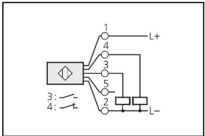 IFM OA0201 - Anschlußschema für Standardgeräte Wiring for standard units Schéma de branchement pour appareils standards - 1