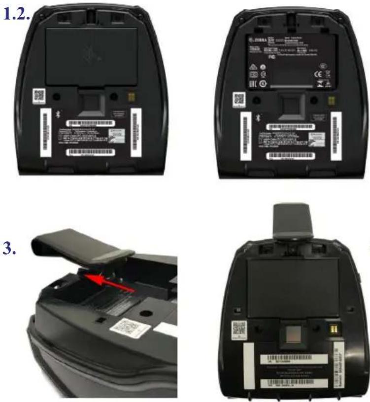 ZEBRA ZQ300 - Clip de ceinture - 1