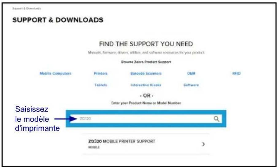 ZEBRA ZQ300 - Utilisation de Zebra.com - 1