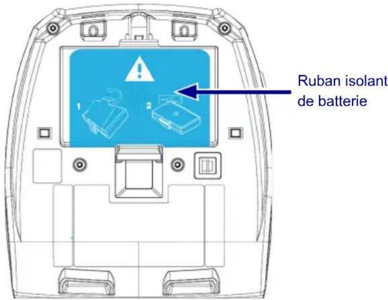 ZEBRA ZQ300 - Ruban isolant de batterie - 1