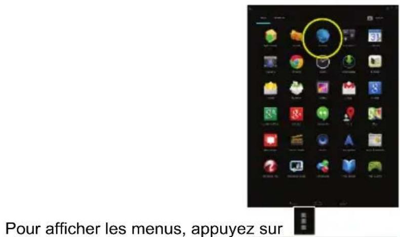 Nextbook 8 NX785QC8G - Lancement du navigateur Web - 2