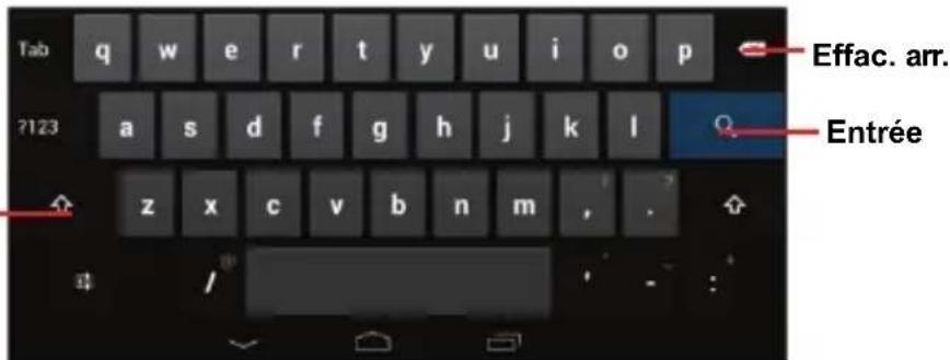 Nextbook 8 NX785QC8G - Utiliser le clavier virtuel - 1