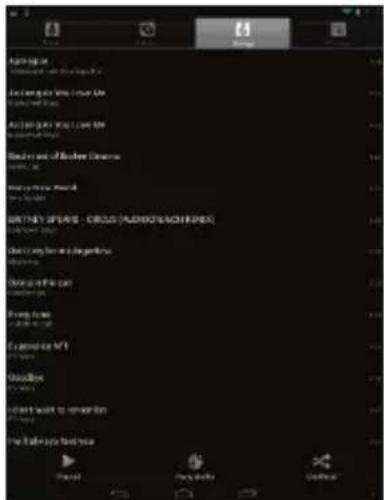 Nextbook 8 NX785QC8G - Shuffle songs - 2