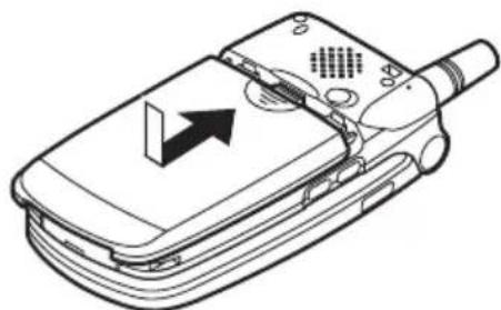 SHARP GX20c - Insertion de la carte SIM et de la batterie - 4