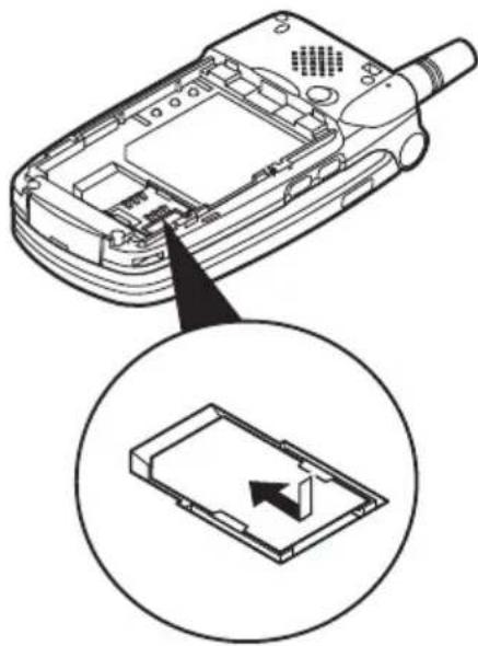 SHARP GX20c - Retrait de la carte SIM et de la batterie - 3