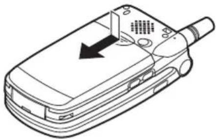 SHARP GX20c - Insertion de la carte SIM et de la batterie - 1