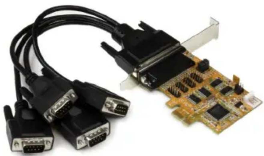 StarTech.com PEX4S553S - Carte Contrôleur PCI Express avec 4 Ports Série RS232 - Sortie d'Alimentation et Protection EDS 15kV - 1