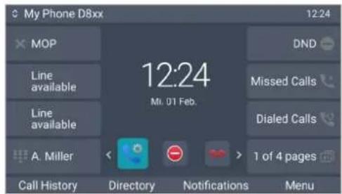 Snom D862 - Initialisation - 3