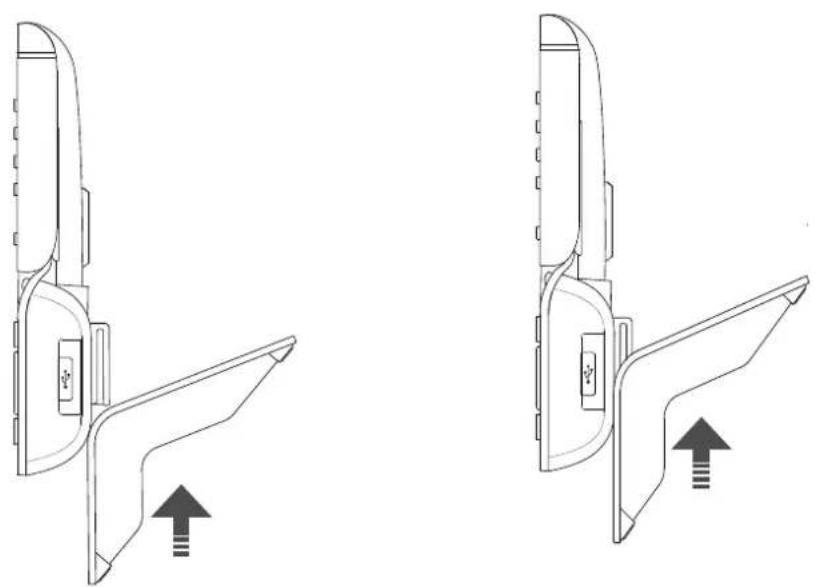 Snom D862 - Fixation du pied et du combiné - 2