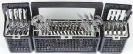 GE Café CDT800P2NS1 - Configuraciones de 10 lugares - Canasta de cubiertos - Modelo - CDT800, CDT805, CDT845 y CDT855 Series - 1