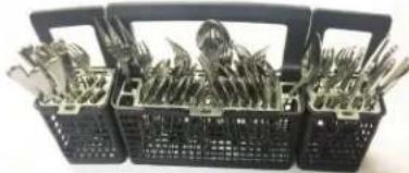 GE Café CDT800P2NS1 - Silverware Basket - 8 Place Settings Model - CDT800, CDT805, CDT845 and CDT855 Series - 7