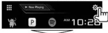 KENWOOD DDX24BT - Réglages de l'horloge - 2