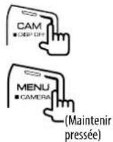 KENWOOD DDX24BT - Pour afficher l'imag de la camera connectee manuellement - 2