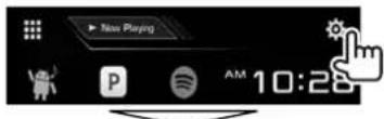 KENWOOD DDX24BT - Affichage des lignes de guidage de stationnement - 1