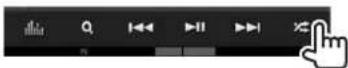 KENWOOD DDX24BT - Pour désir le mode de lecture aléatoire - 1