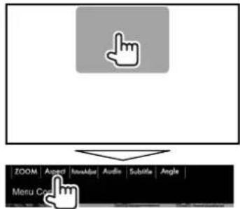 KENWOOD DDX24BT - Selection du format de l'image - 1
